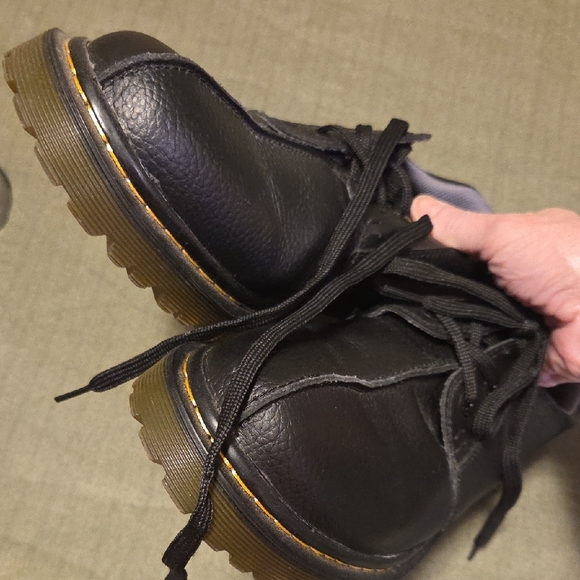 Dr. Martens Black Leather Oxfords main image 8